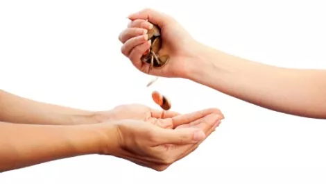 Money handover
