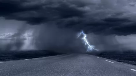 Eye of the storm with AccuWeather's 360 video