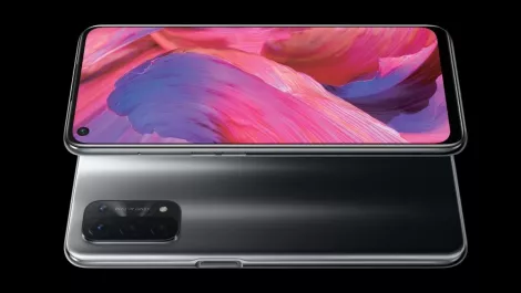 Oppo a54 a74 5g fluid black 2up 45left  blank 