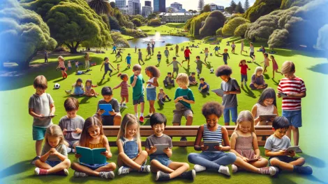 Kiwi parents' fears over children's technology use ease slightly