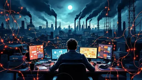 Overwhelmed uk office worker risky supply chains cyber threats