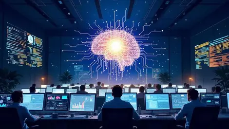 Ai brain looms over australian nighttime office cyber incident